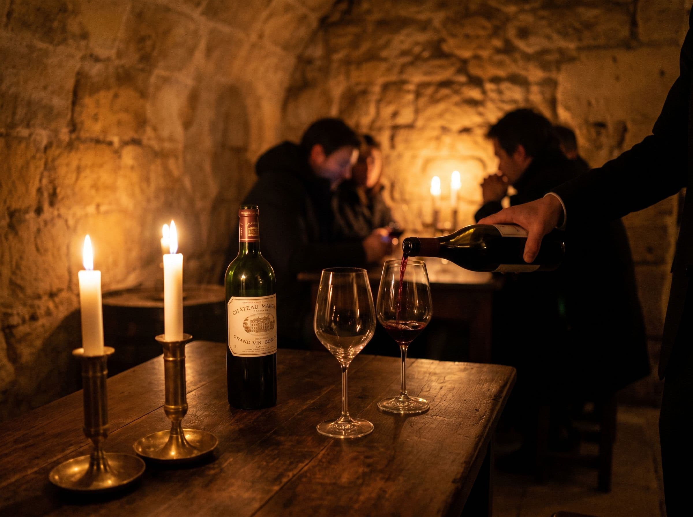 Wine Behind Unmarked Doors